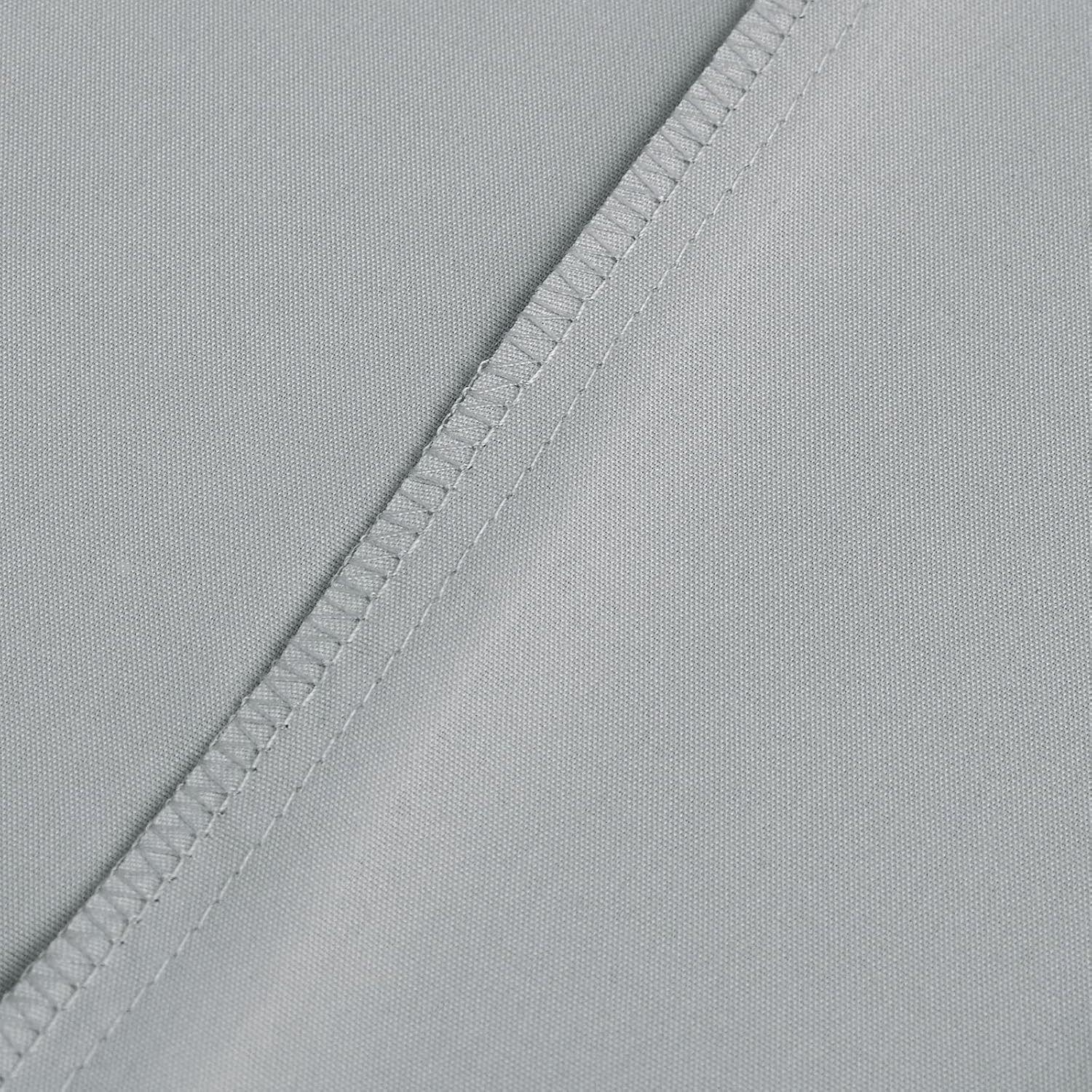 Light Grey Pillowcases King Size 12 Pack Bulk Pillowcase Set - Envelope Closure