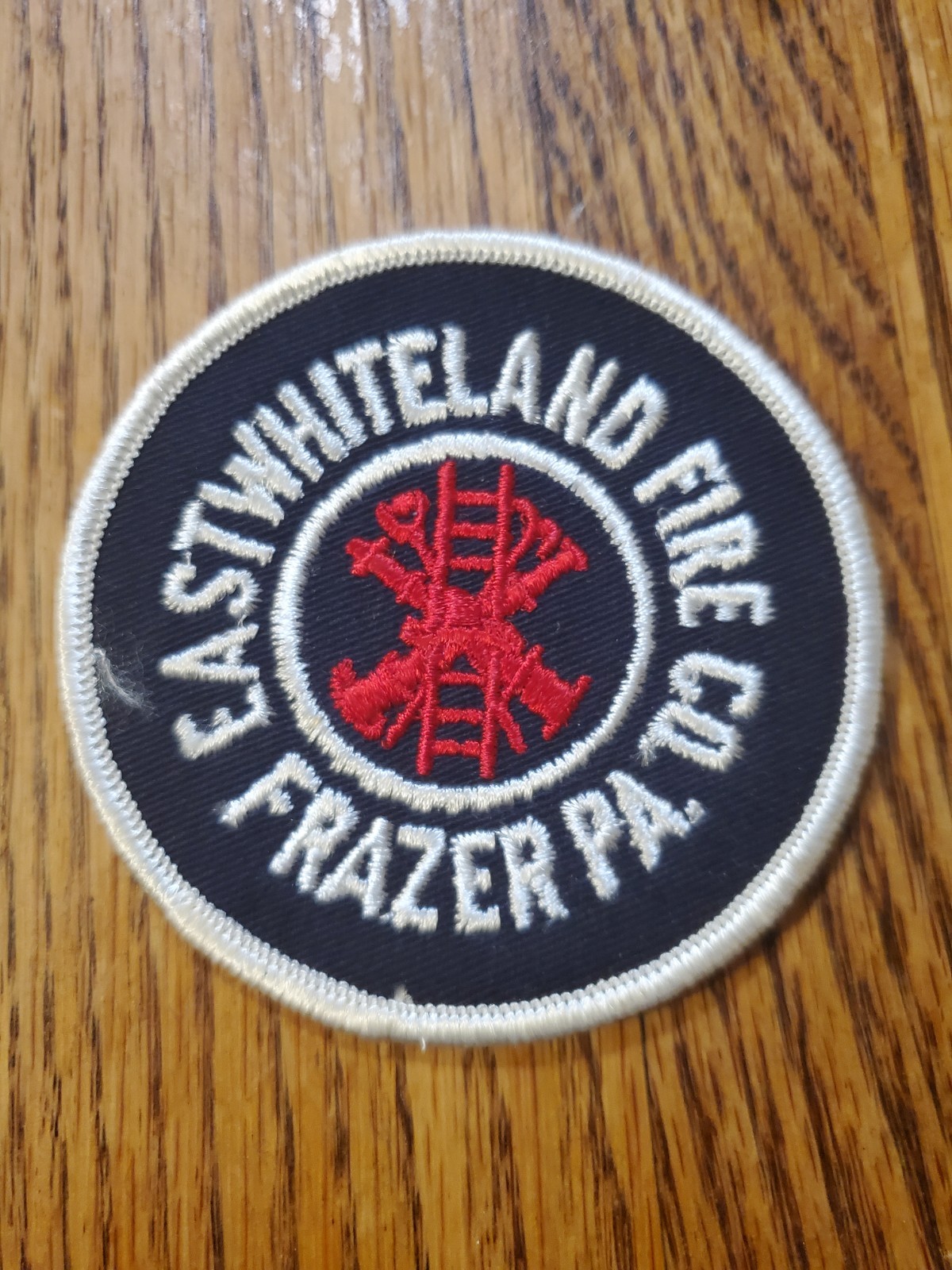 Vintage embroidered patch for the East Whiteland Fire Company, located in...