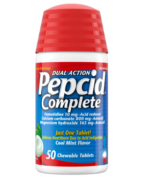 Pepcid Complete Acid Reducer Antacid 50 Cool Mint Chewable Exp. 09/2027+