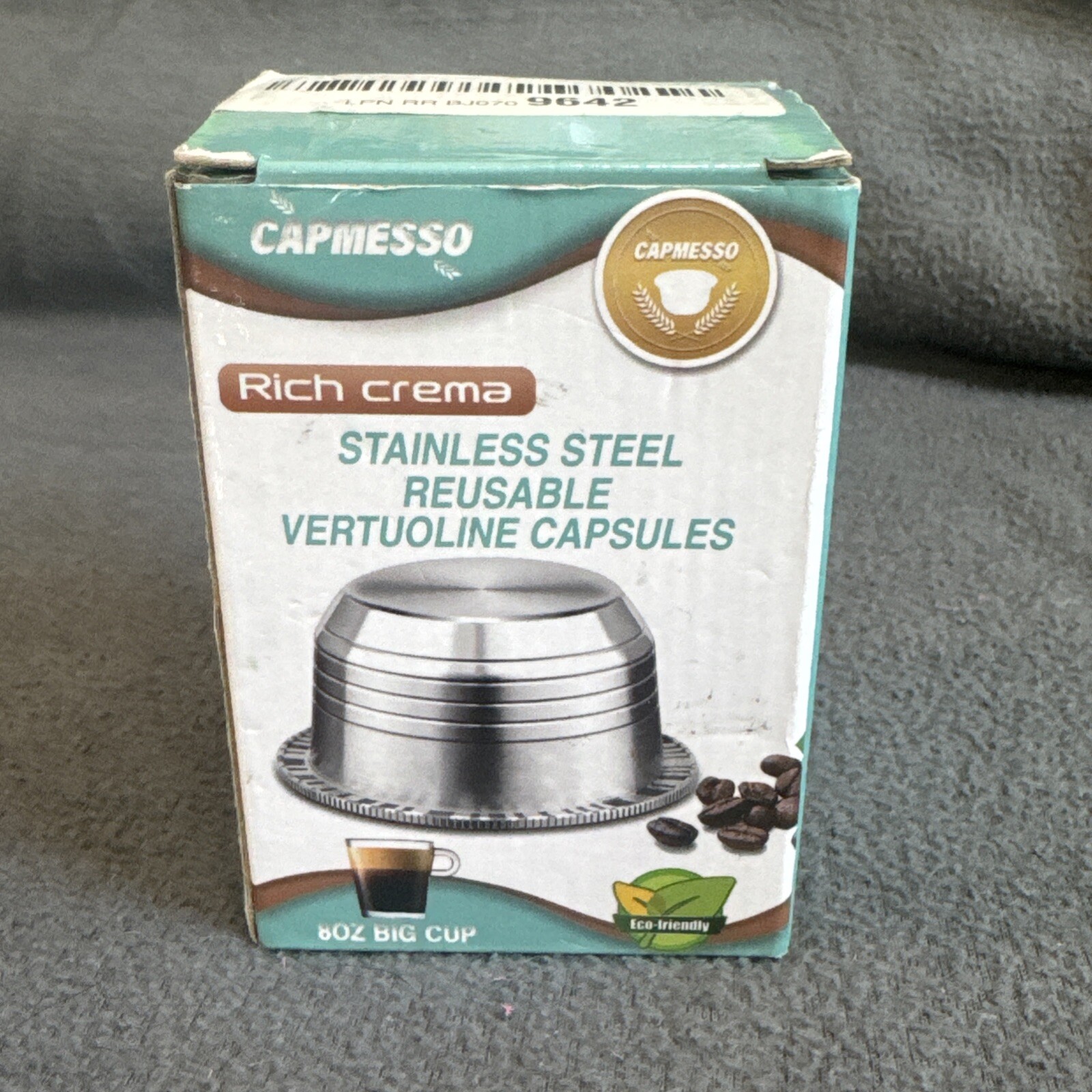 Capmesso Stainless Steel Coffee Reusable Capsule 8oz Big Cup Veryuoline Capsules