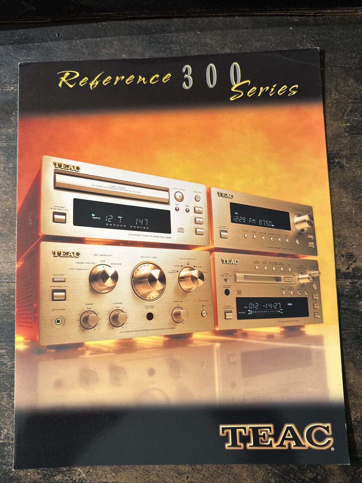 Teac Reference 300 Series Dealer Brochure Specification Sheet ￼