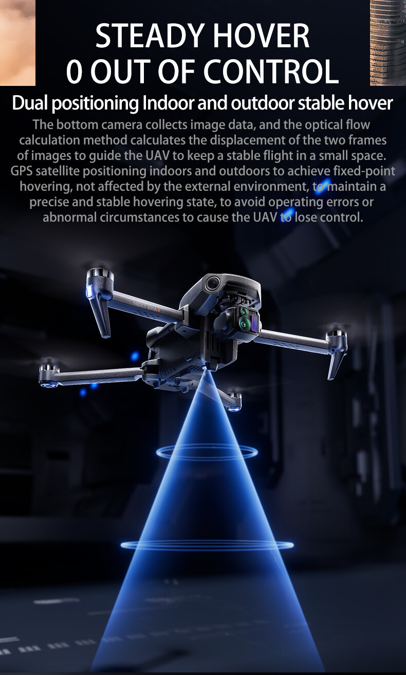 P7 Max Drone GPS 6KM 3-axis Gimbal 8K Camera 360° Obstacle Avoidance 2 Battery
