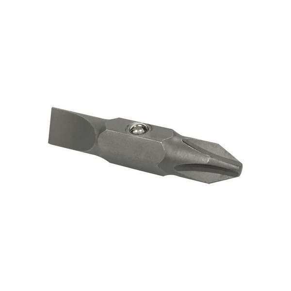 Klein Tools 32483 Bit #2 Phillips 1/4" Slotted, 2Pk