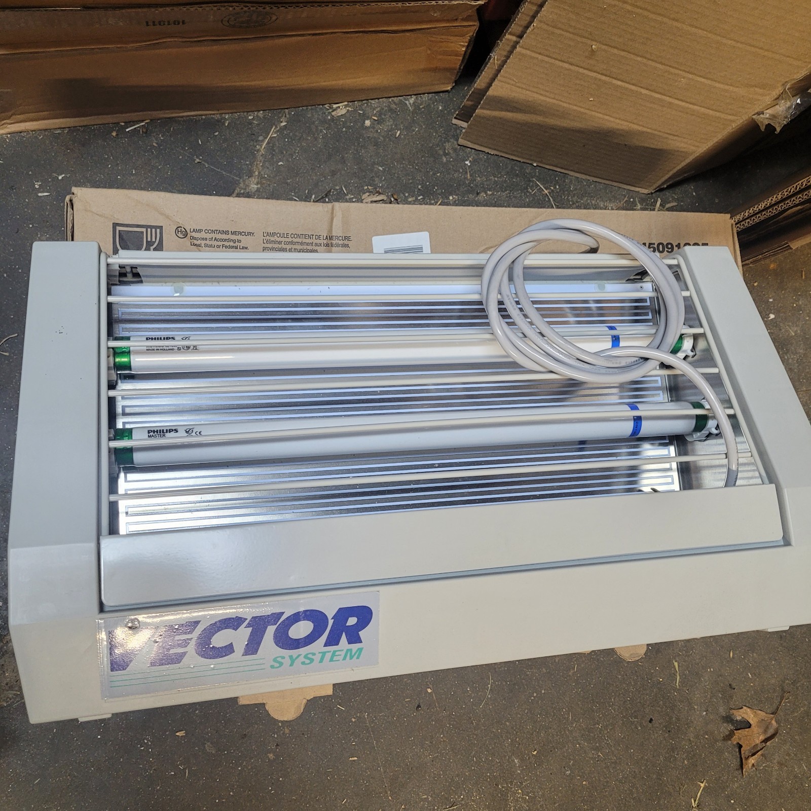 Vector Classic Flying Insect Control with Glue boards. Light Trap Electric Fly