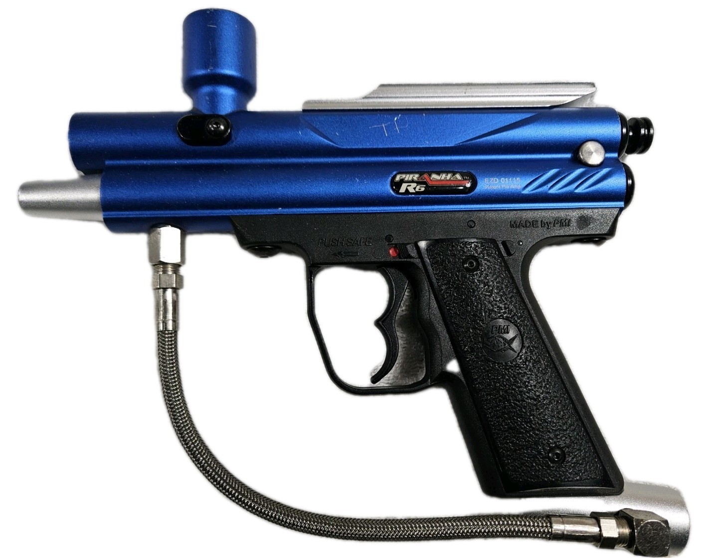 FOR PARTS OR REPAIR PMI Pursuit Blue Piranha R6 No Spyder Barrel Free Shipping