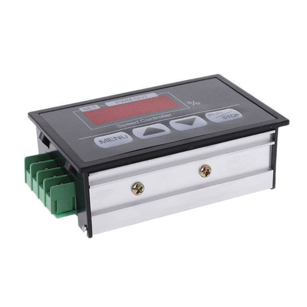 2pcs 30A 6-60V PWM DC Motor Speed Controller Slow Start Stop Digital Controller