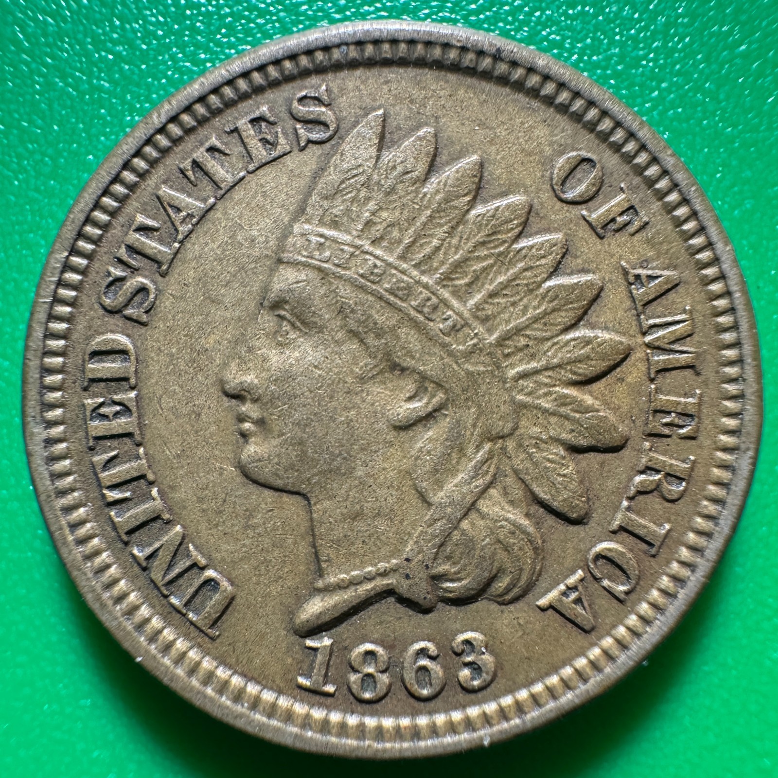 1863 US Indian Cent C413