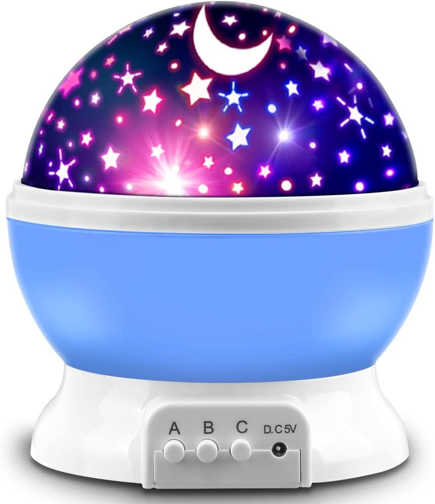 Star Projector, Night Light Lamp Fun Birthday Gifts for 1-4-6-14 Year Old Girls