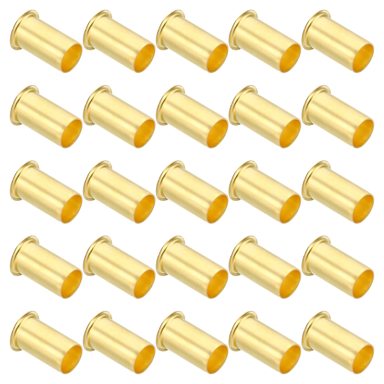 50Pcs Brass Compression Insert Compression Insert Tube Support for 1/2" OD Tube