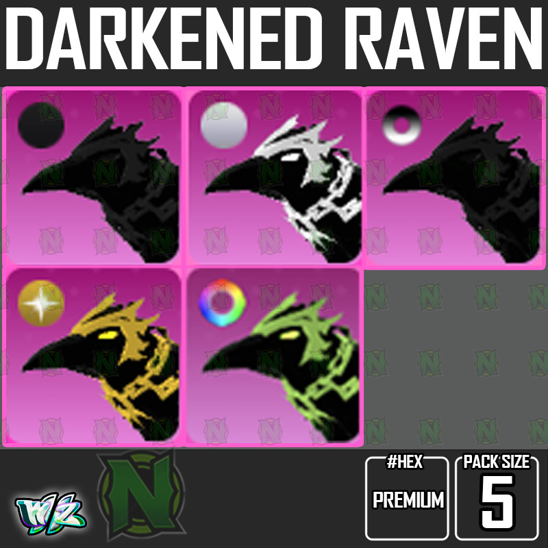 World Zero WZ - 5 PACK - DARKENED RAVEN