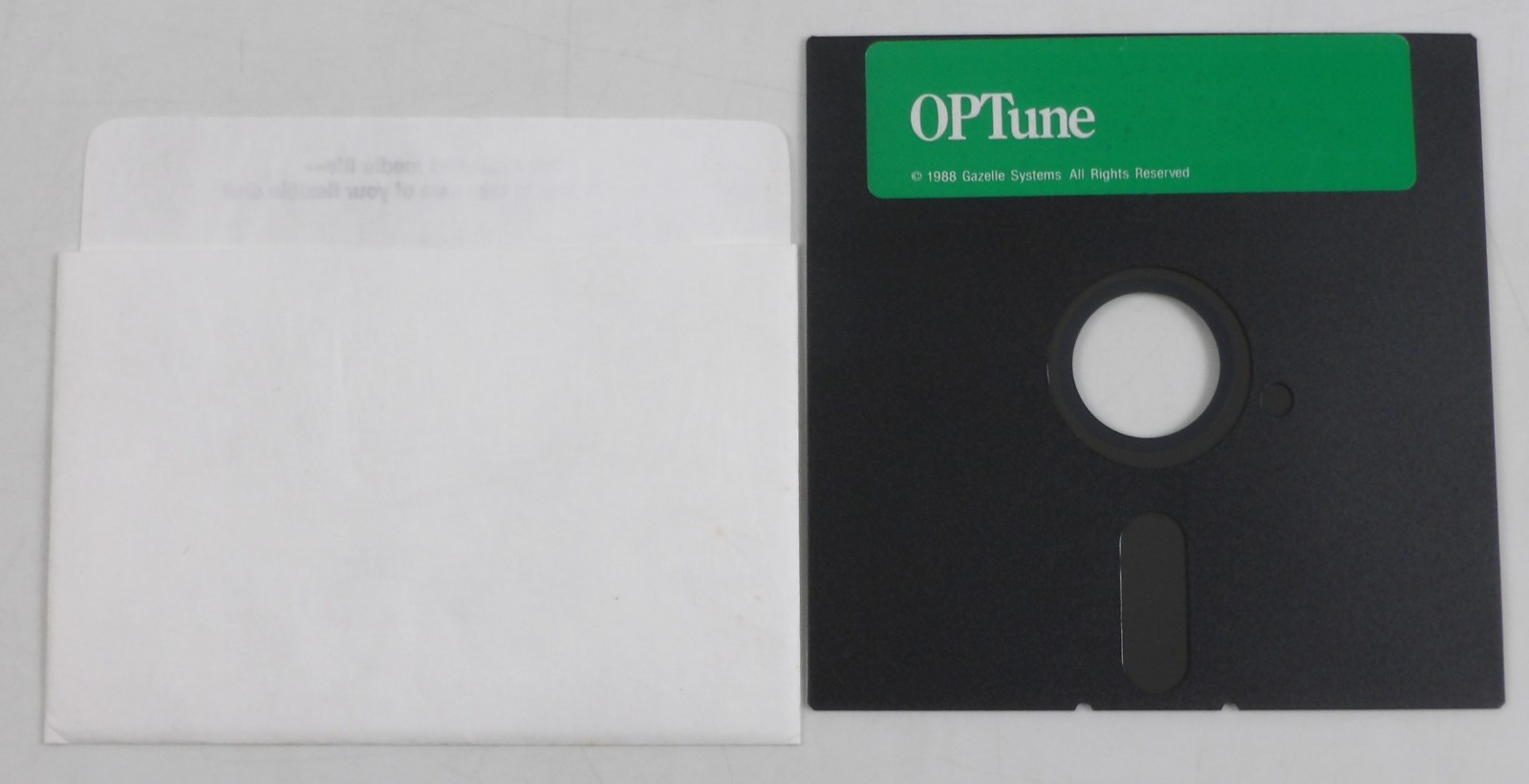OP Tune with Disk - Hard Disk Maintenance Utility Gazelle Systems 1988