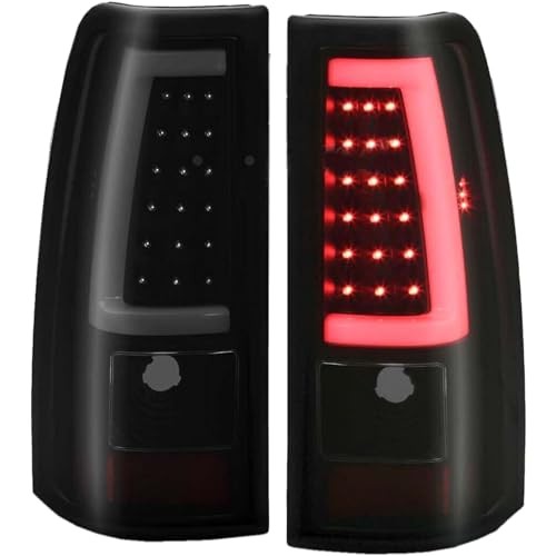 MOCW Updated LED Tail Light Assembly Chevy Silverado Smoke
