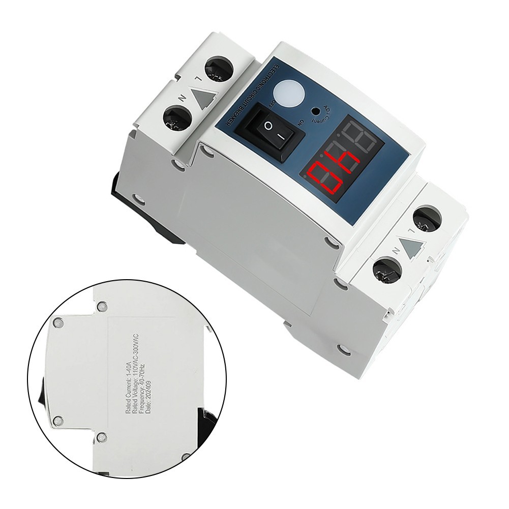 Overload Protection Device 1A-40A Current Limiter with Boat Style Switch