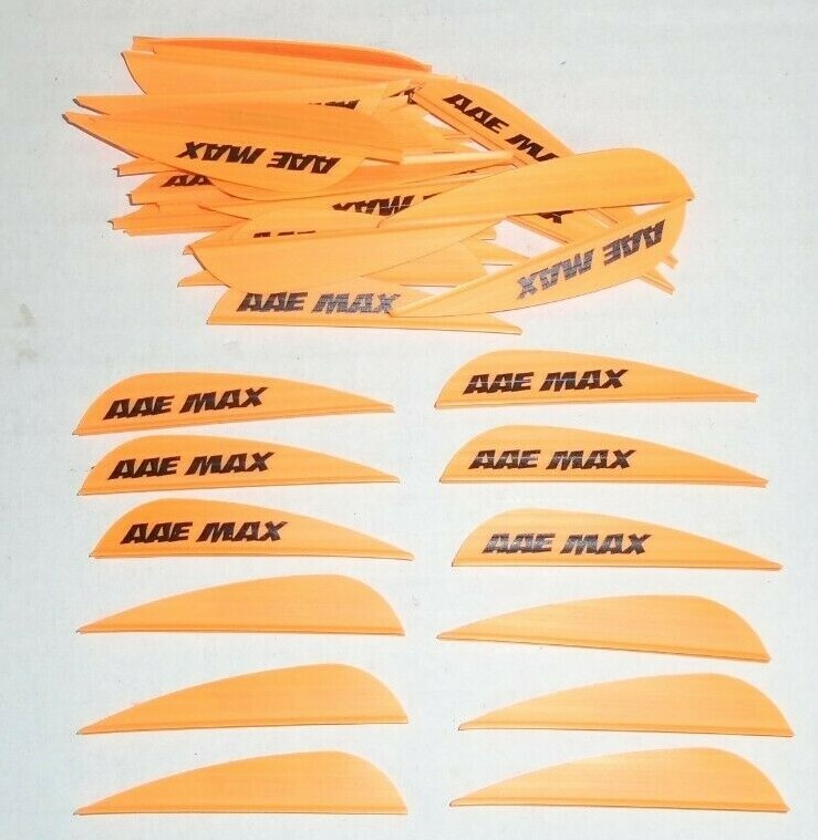 100 AAE Max Stealth 2.7" SUNSET GOLD Vanes arizona archery arrow fletching