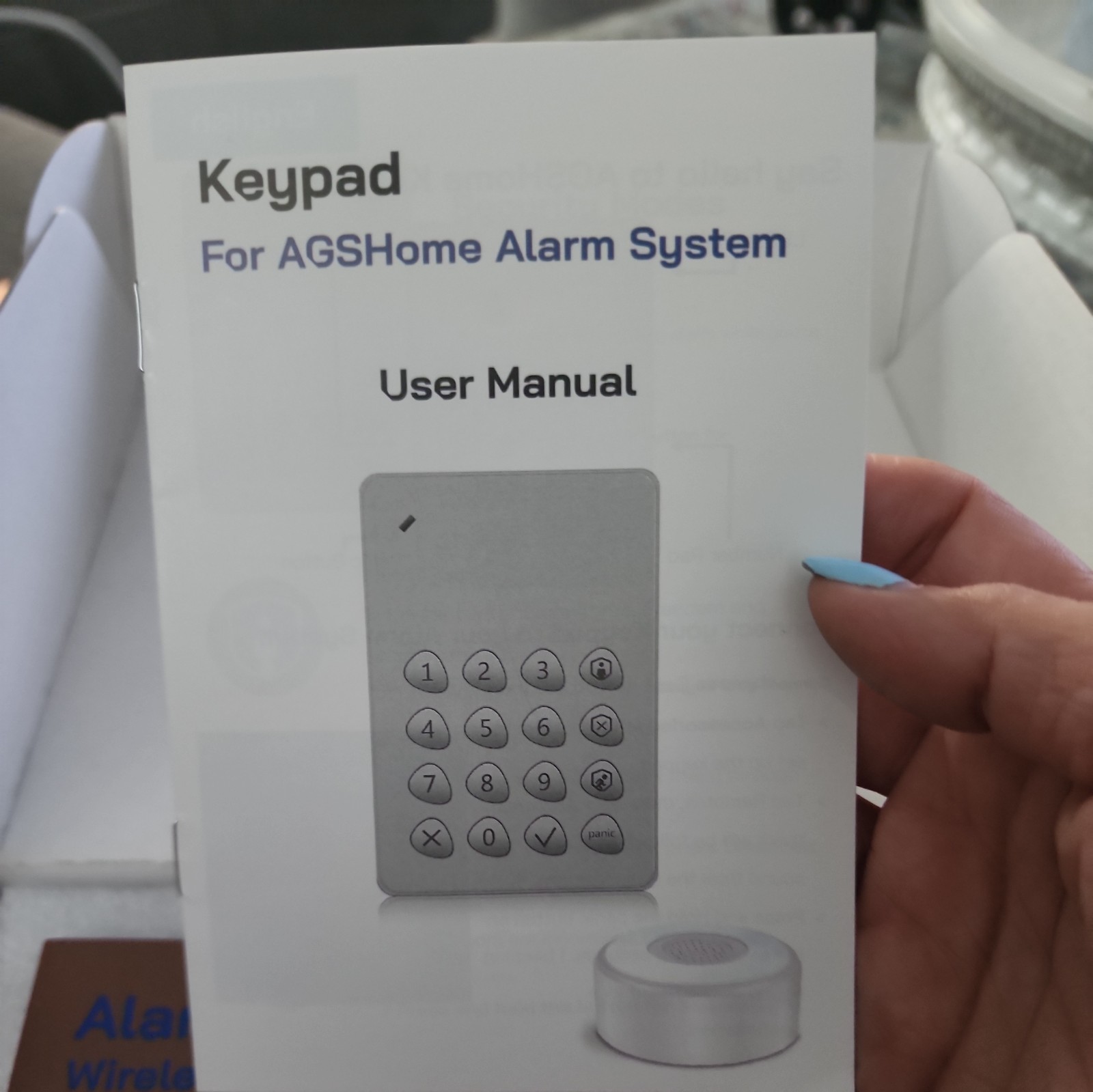 8PCS AGSHome Alarm System Motion Sensor Door Window Sensor for Home Security US