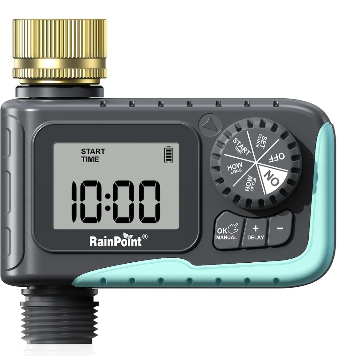 Rainpoint Sprinkler Timer With Brass Swivel