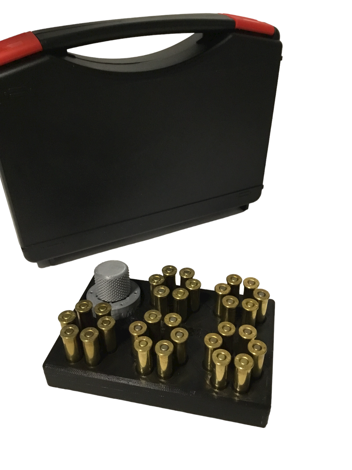 SSWI 357 38 Special Revolver Speed Loader, Loading Tray and Carrying Case Kit