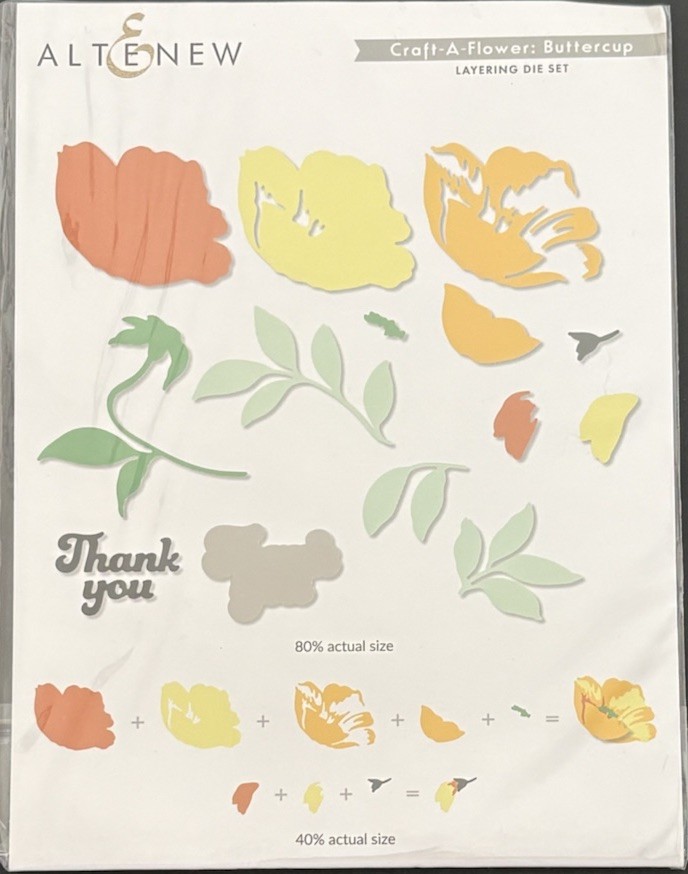 Altenew Craft-A-Flower Buttercup Layering Die Set (2021)