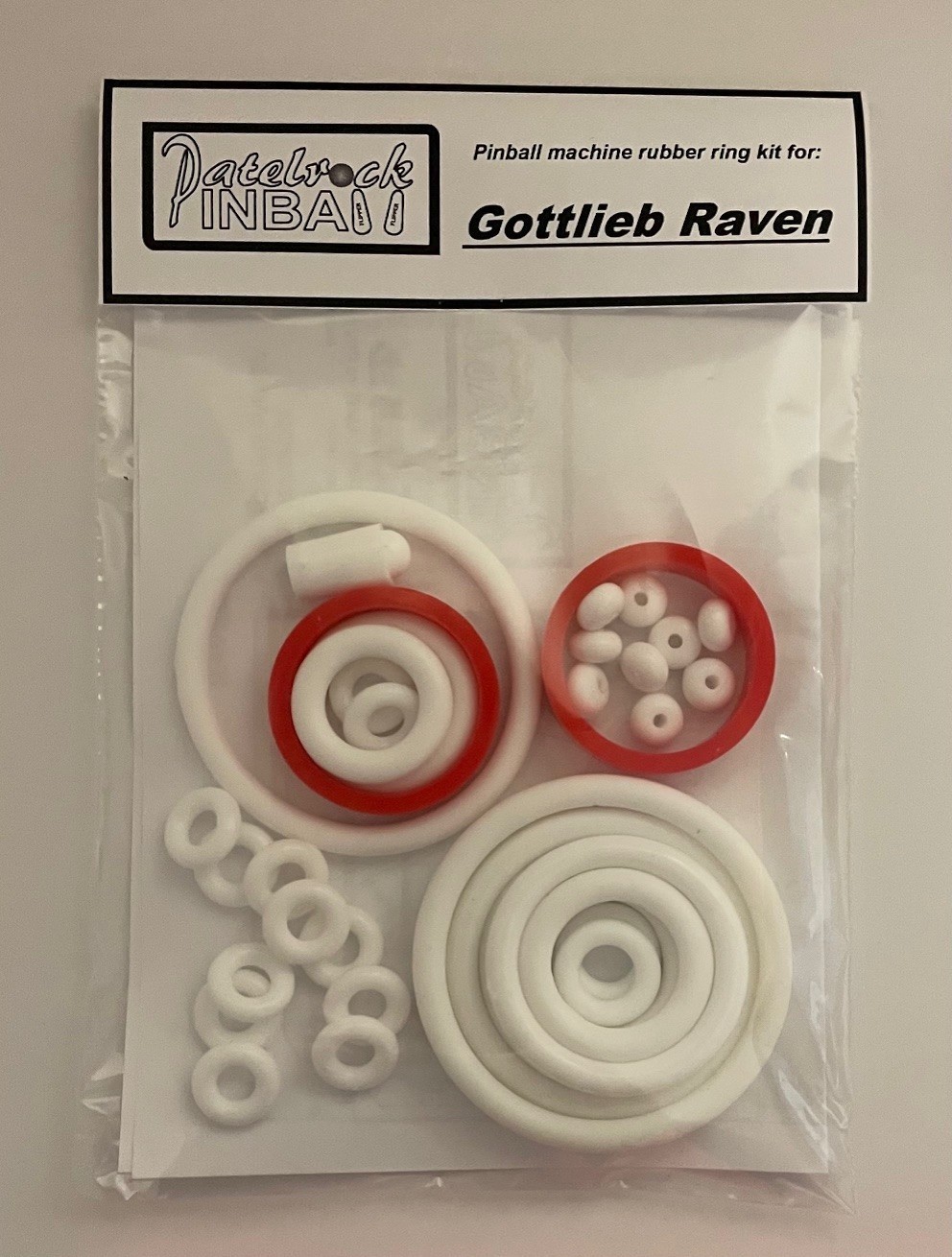1986 Gottlieb / Premier Raven Pinball Machine Rubber Ring Kit