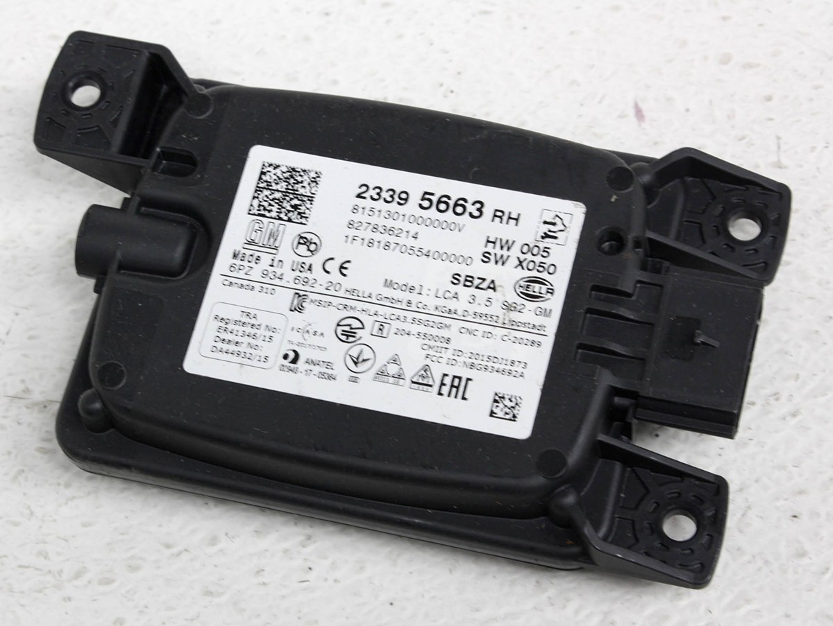 23395663 OEM  Rear Right Blind Spot Alert Radar Module for select GM vehicles