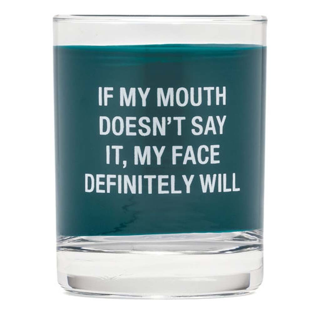 About Face Designs My Face Rocks Glass