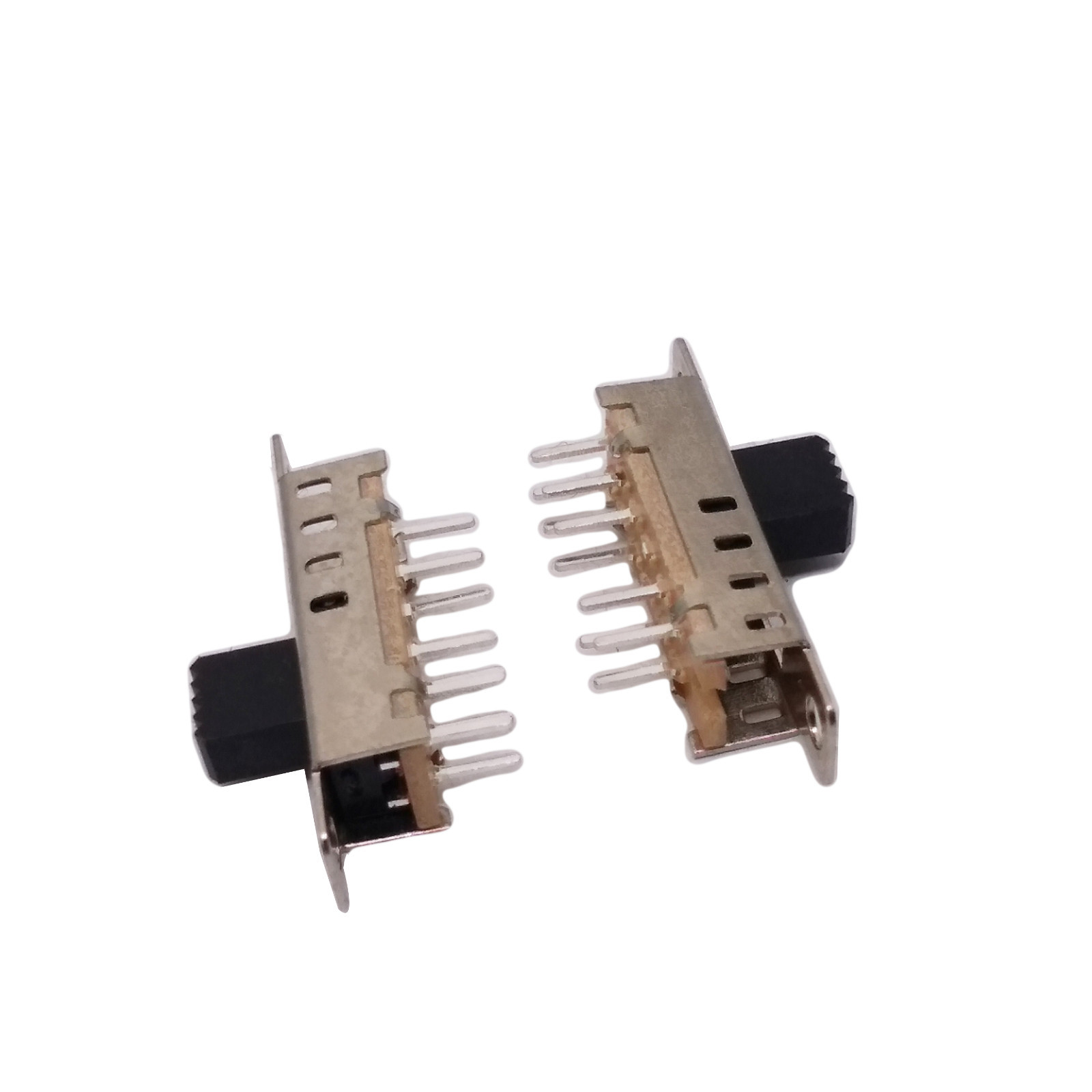 10x SS-24E04 PCB 10 Pin 4 Position 2P4T DP4T Mini Vertical Slide Switch