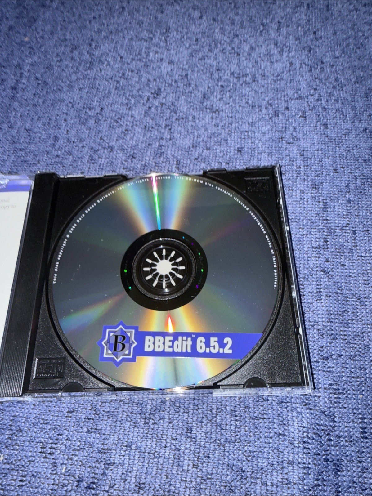RARE VTG BBEdit Bare Bones Software 6.5.2 Premier HTML & Text Editor Macintosh
