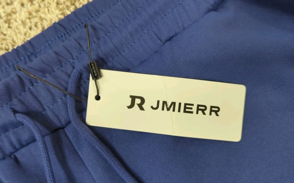 NWT Jmierr Size 34 Blue Drawstring Sweatpants *NEW*