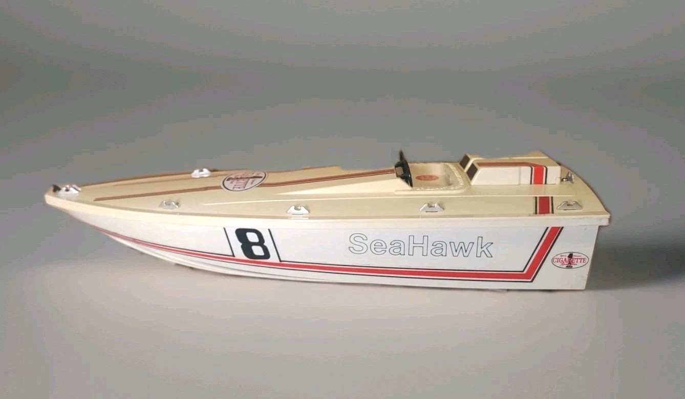 Vintage LaTrax SeaHawk 8 RC Boat Cigarette Racing Team – Untested,