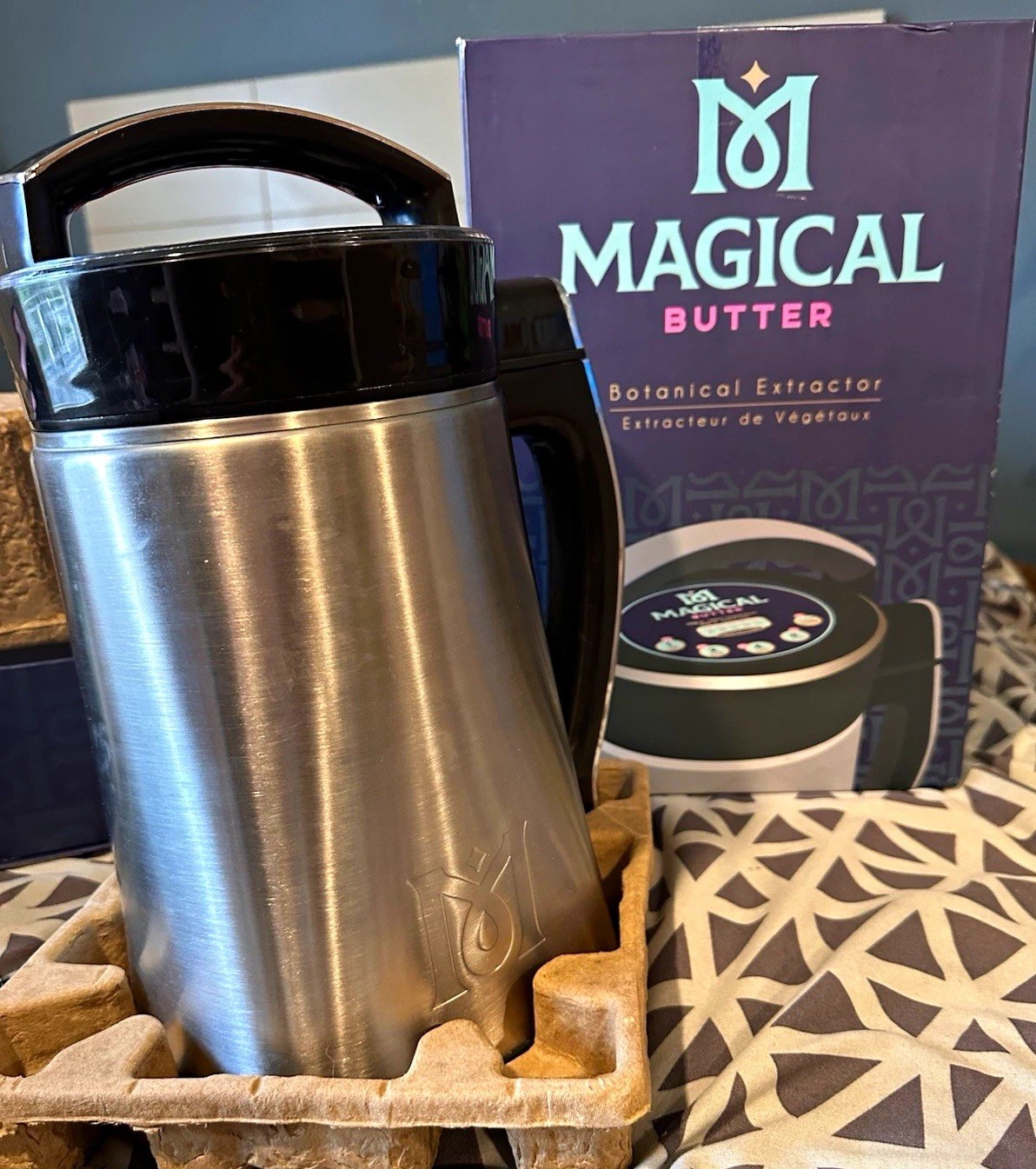 MagicalButter MB2e Botanical Extractor Stainless Steel Silver/Black 110V + Kit