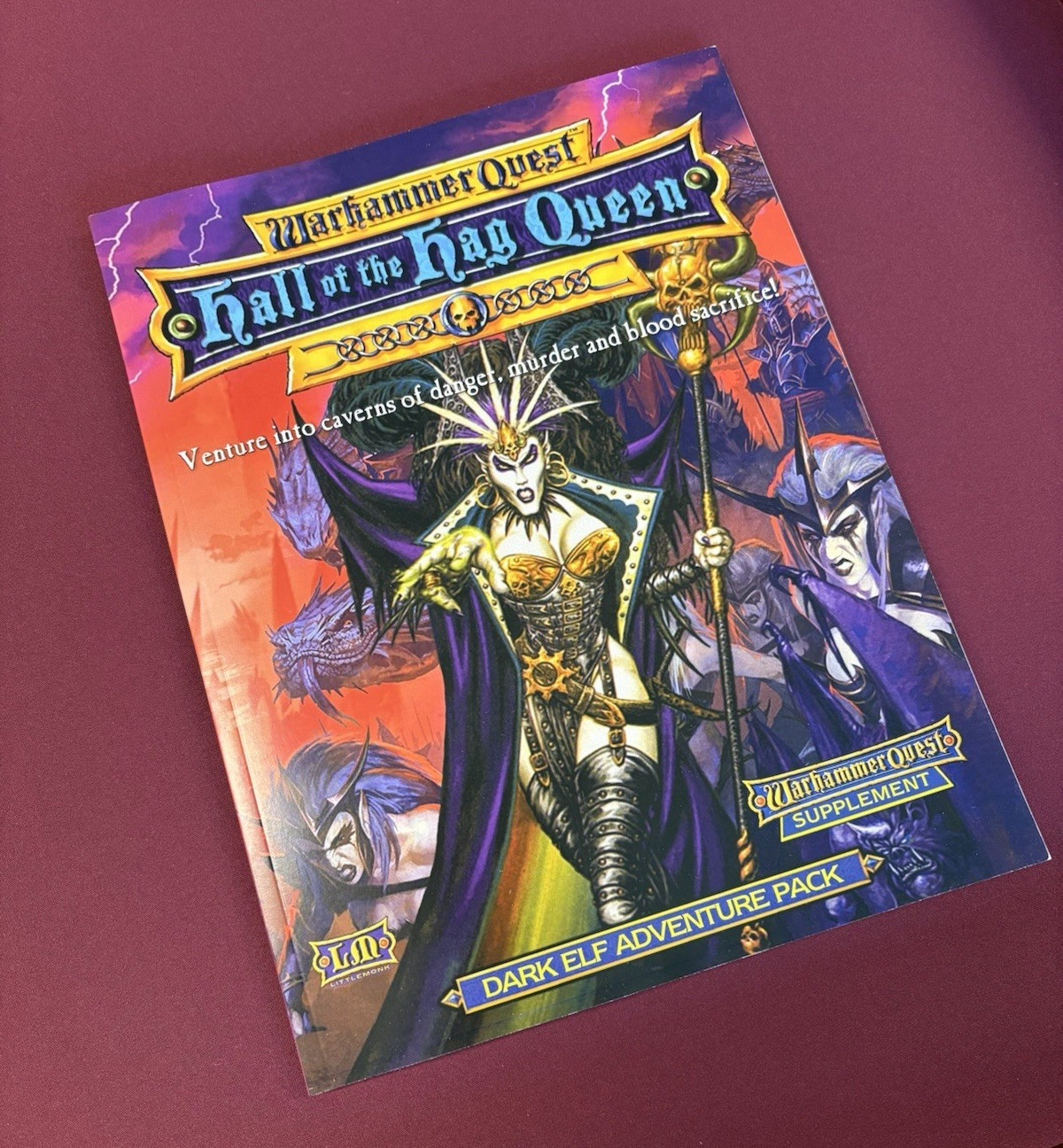 Warhammer Quest HALL OF THE HAG QUEEN RULE BOOK by Littlemonk - NEW full color!