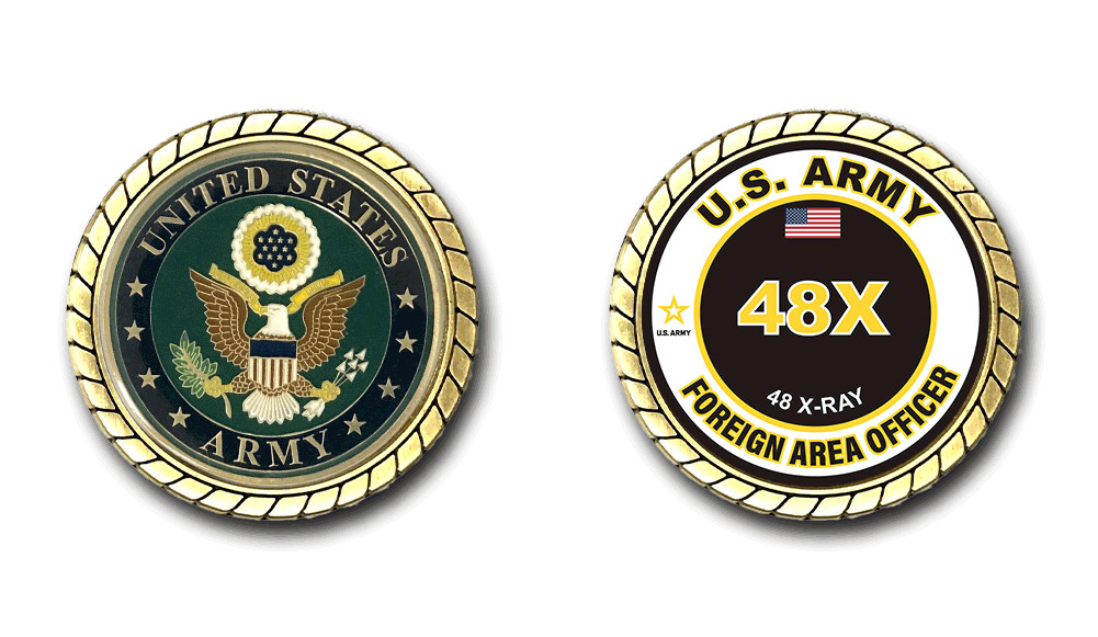US Army 48X Foreign Area Officer MOS Challenge Coin