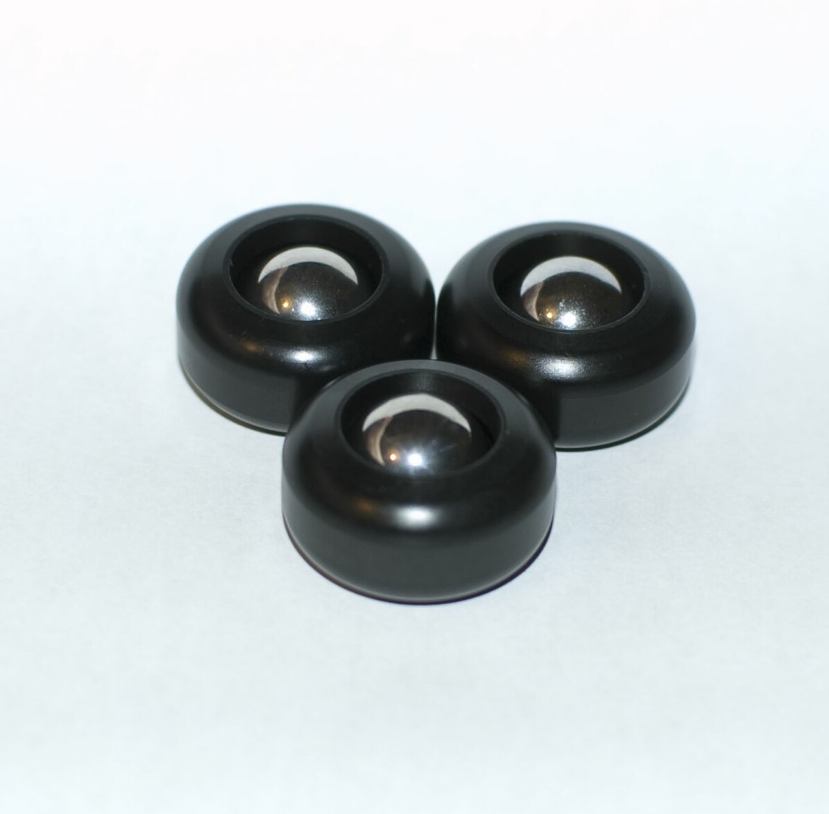 Rare MARBLE ROLLER PUCKS (3) for Stiga Table Rod Hockey Games, Plays Fast, NEW