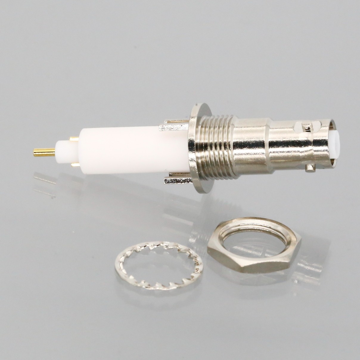 ​3000V 3KV Triax Jack Board Edge Panel Cutout Connector For HV-CS-1589 HV-CA-554