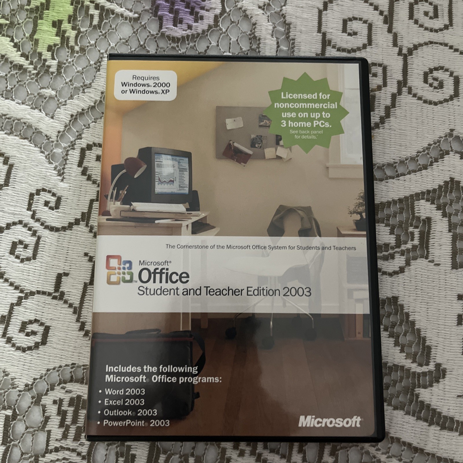Microsoft Office Student and Teacher Edition 2003 Word Excel w/Key