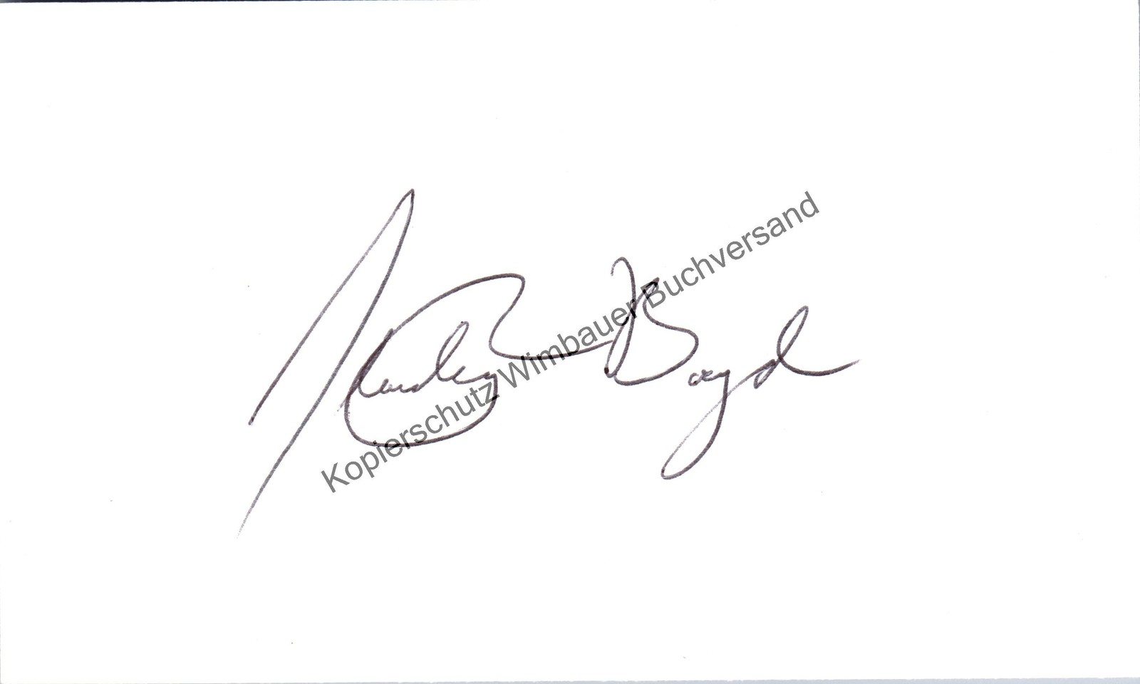Original Autograph Stanley Boyd NASA Test Pilot // Autograph Autograph Signed