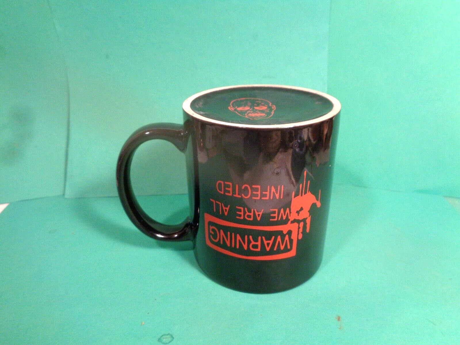 Warning/We Are All Infected Coffee Mug (Used/EUC)