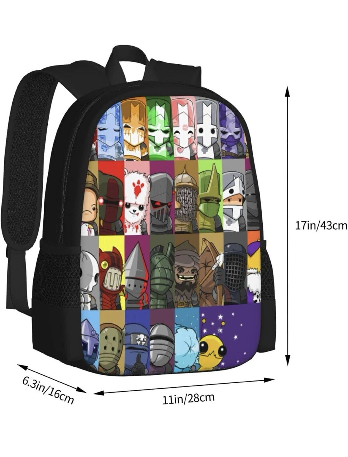 Castle Crashers Nintendo Switch Player Backpack Carrying Case Bag Laptop figure