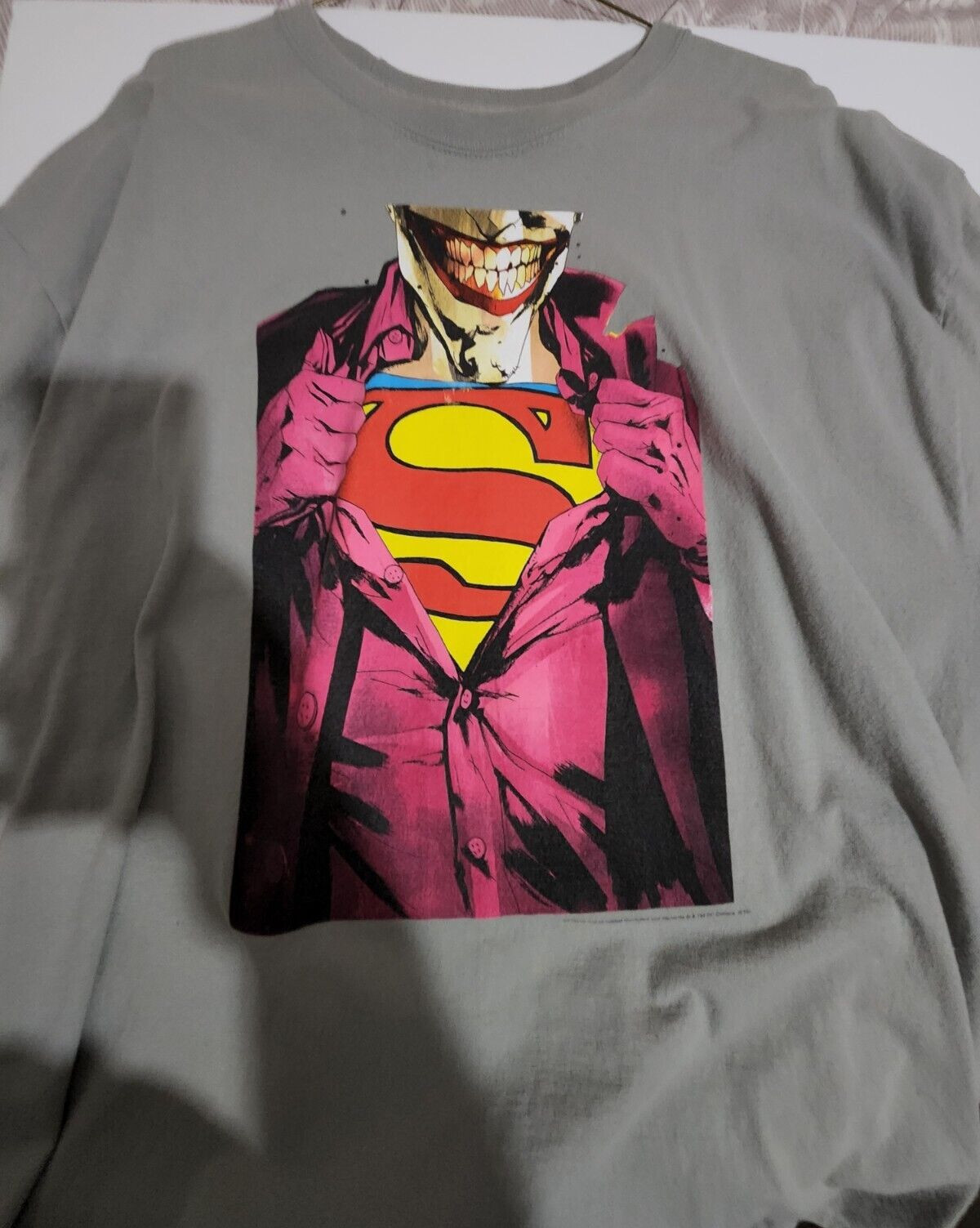 JOKER SUPERMAN X-LARGE T-SHIRT 2018 HEAVY- COTTON