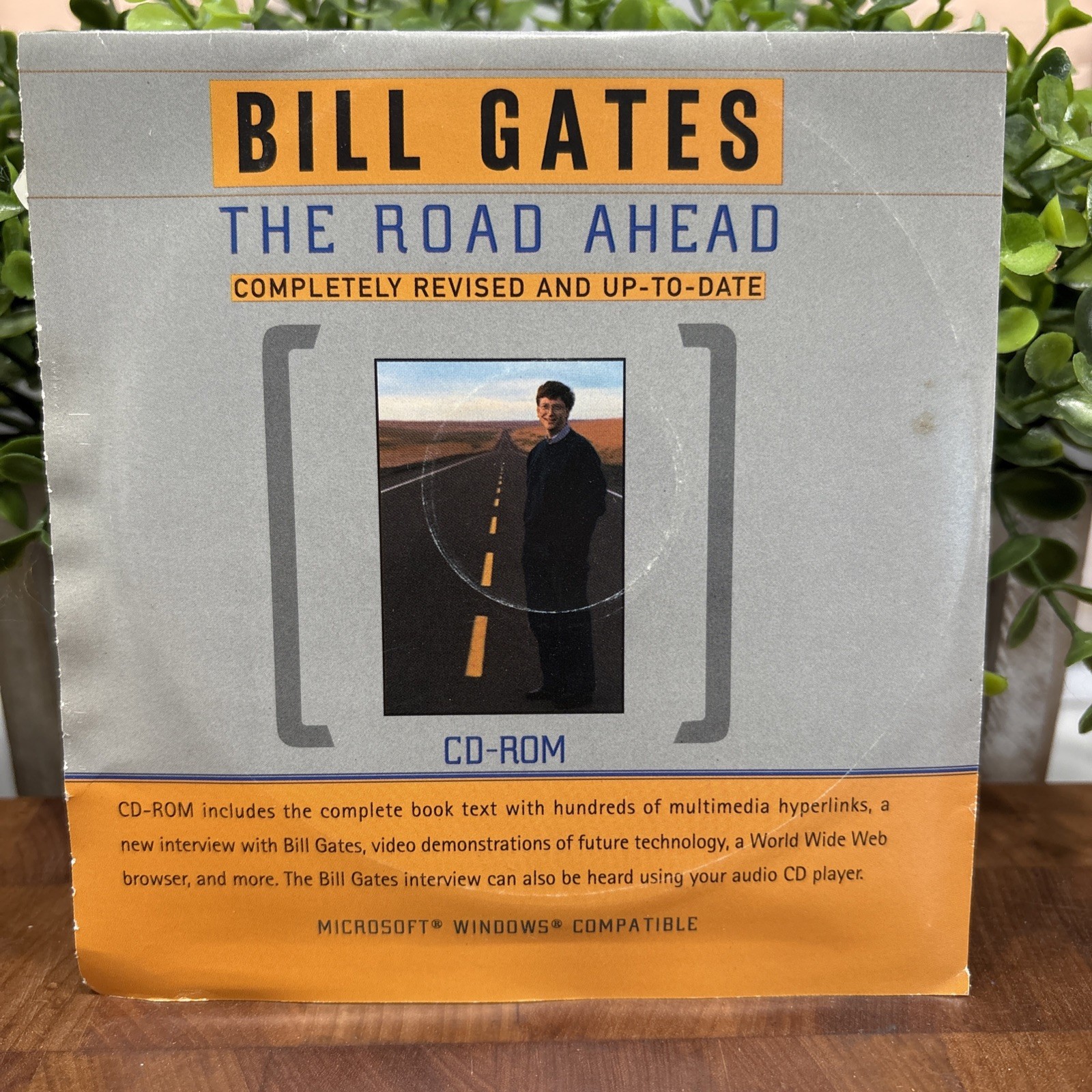 Bill Gates The Road Ahead CD-ROM Sealed Revised Edition Microsoft Windows 1996