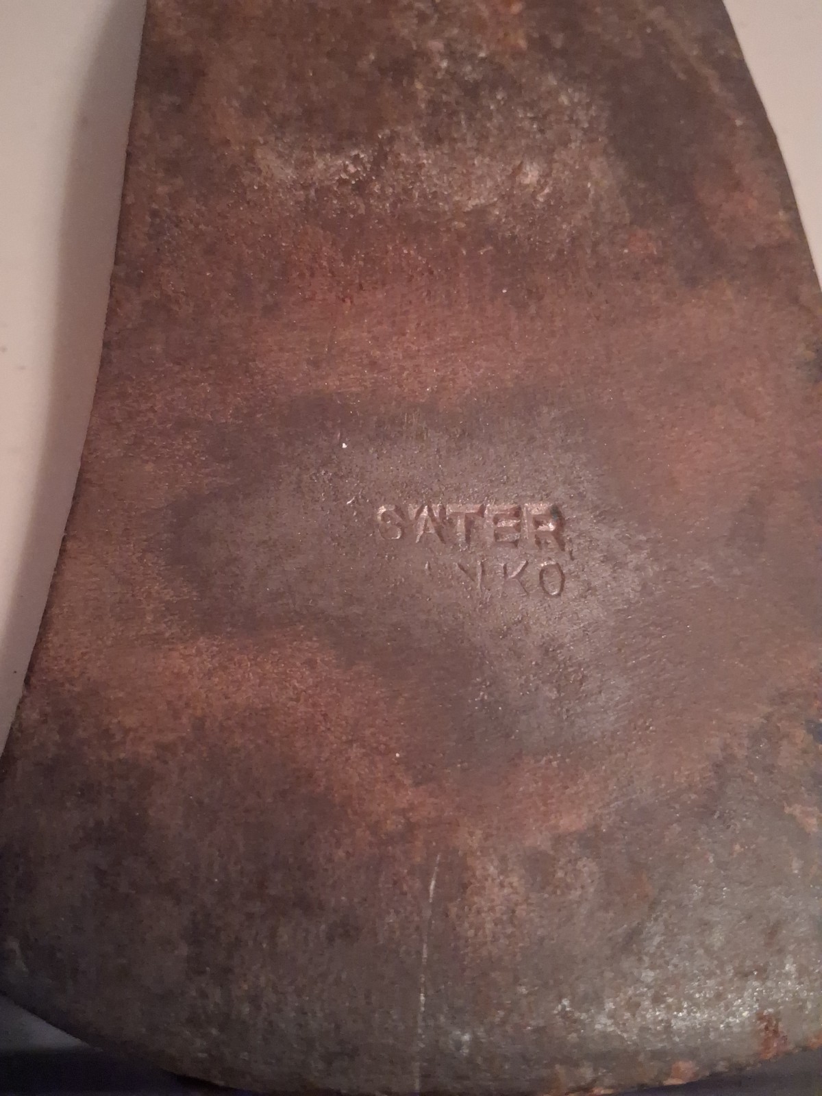 VTG Sater Banko Swedish 2.5 lb Double Bit Metal Axe Head Tool Sweden