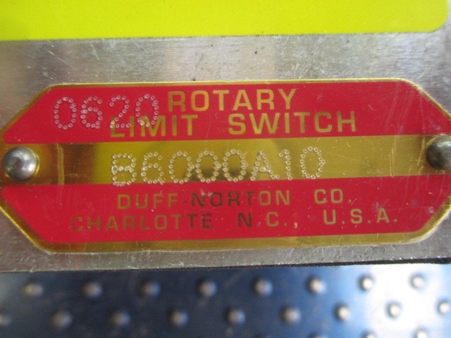 DUFF-NORTON CO. ROTARY LIMIT SWITCH B6000A10