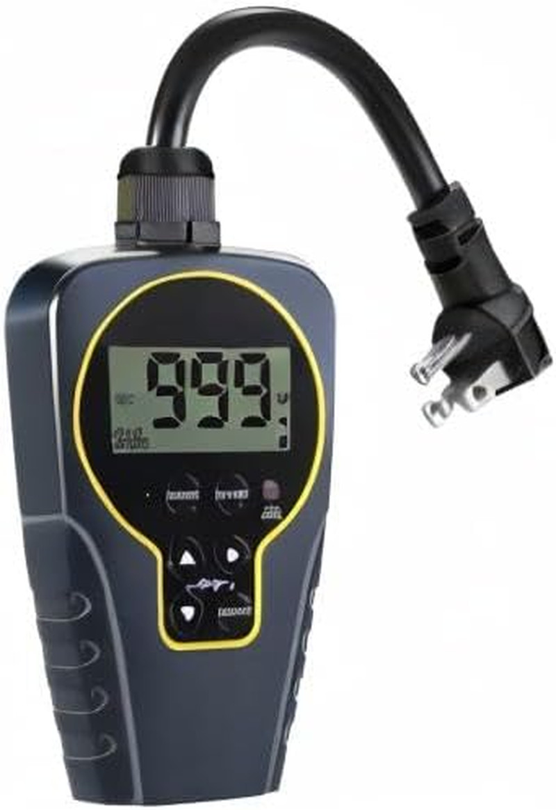 Techbee 1 S to 999 H Short/Long On-Off Interval Repeat Cycle Timer Plug Outlet w