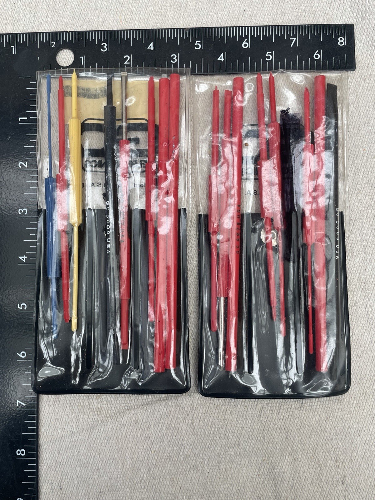 GC Electronics (2) 8-Pc Precision Alignment Tool Kits 16 Total w/ Case