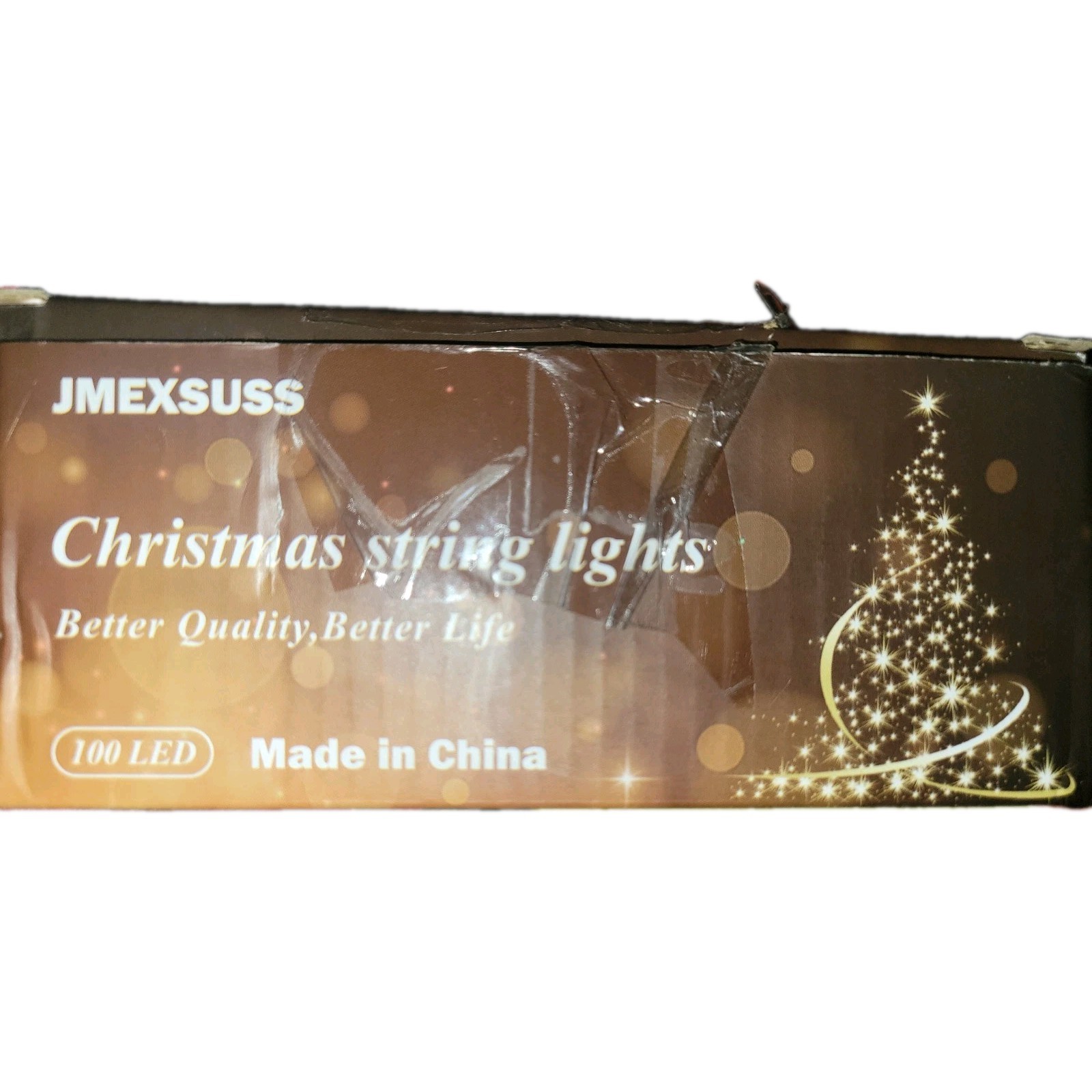 JMEXSUSS 100 LED String Lights Indoor Bedroom, 8 Modes Warm White Christmas Ligh