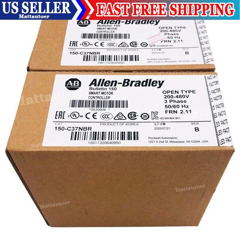 AB 150-C37NBR Smart Motor Controller 150C37NBR New Factory Sealed US Free Tax