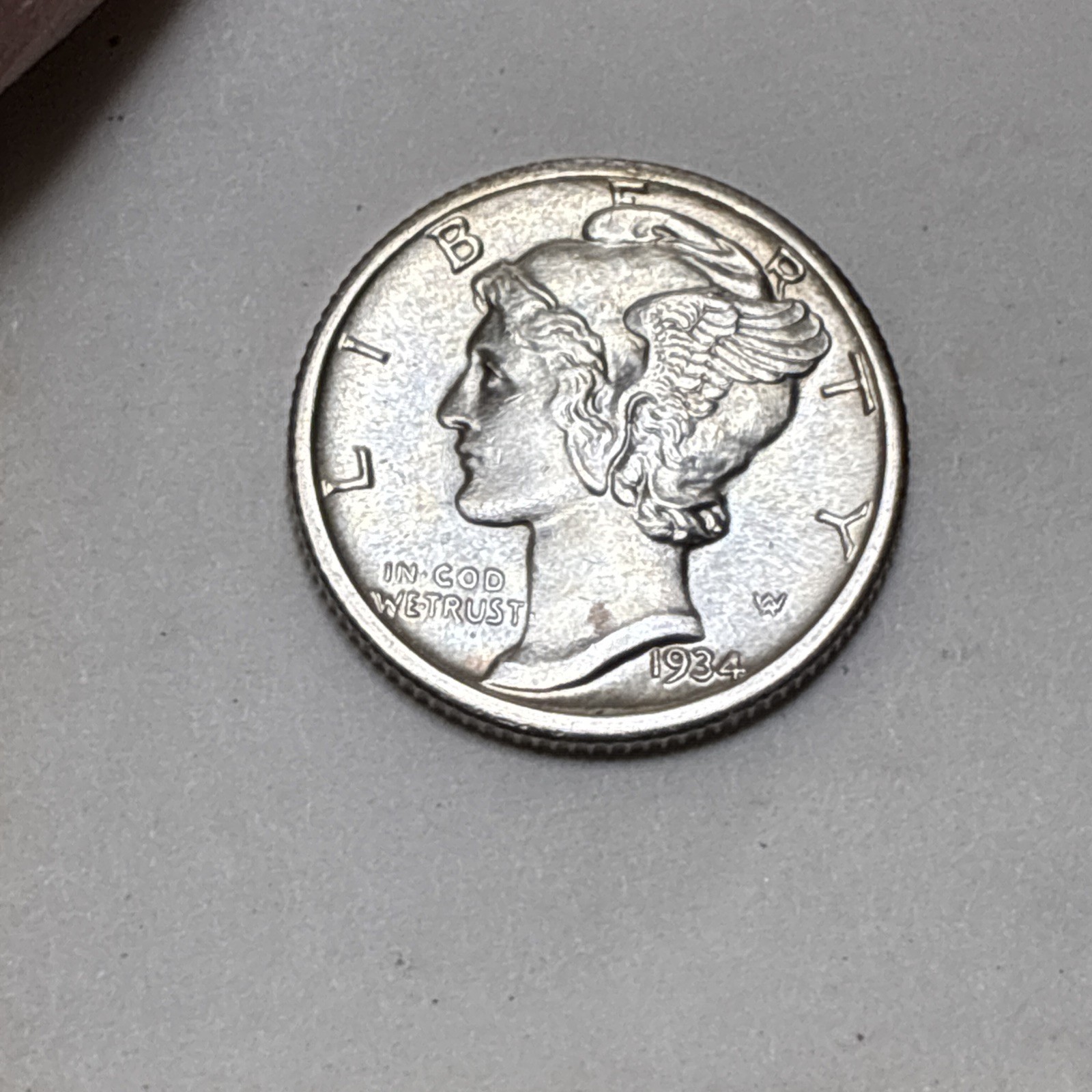 1934-P Solid Strike Mercury Dime Gem 💎 BU Attractive
