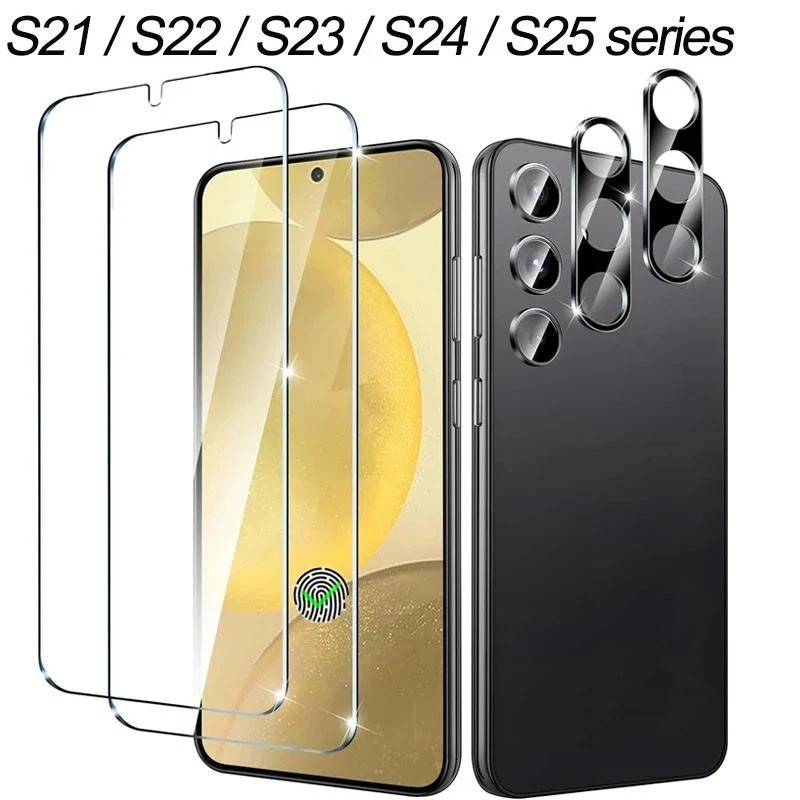 2+2 Pack Protector de Pantalla Privacidad Vidrio Templado para Samsung S25 S26