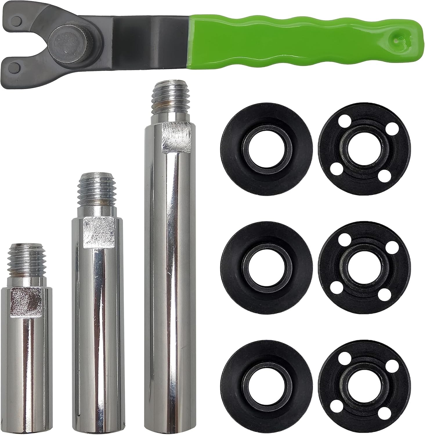 5/8"-11 Angle Grinder Extension Silver 3" & 4" 5.5"