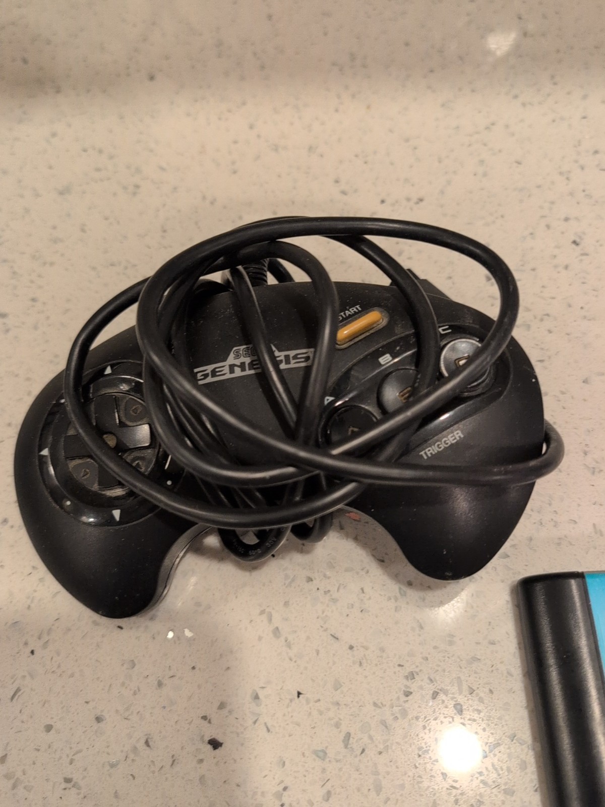 Sega Genesis Controller And Games